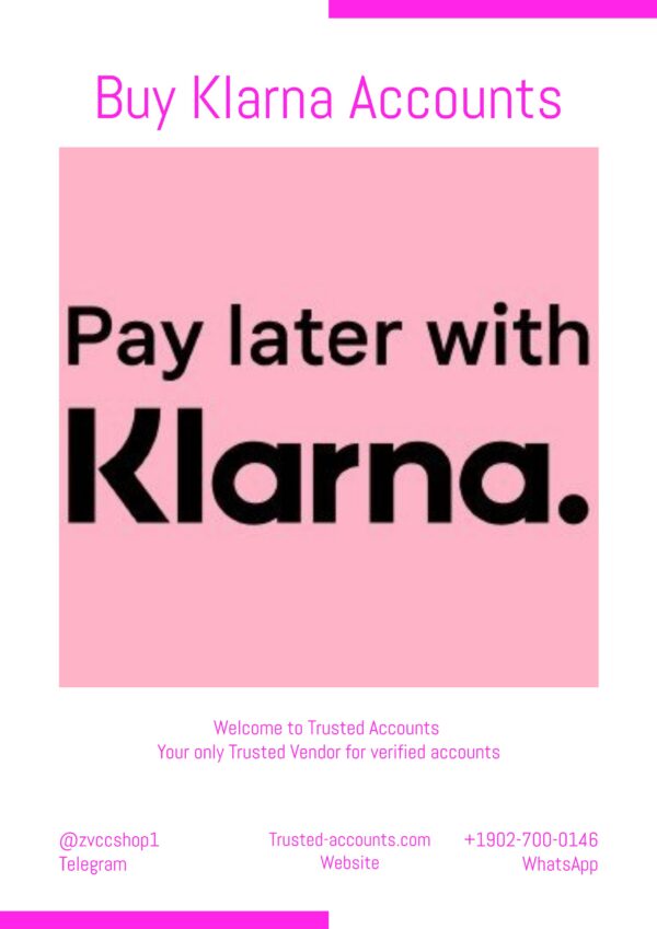 Buy Verified Klarna Accounts