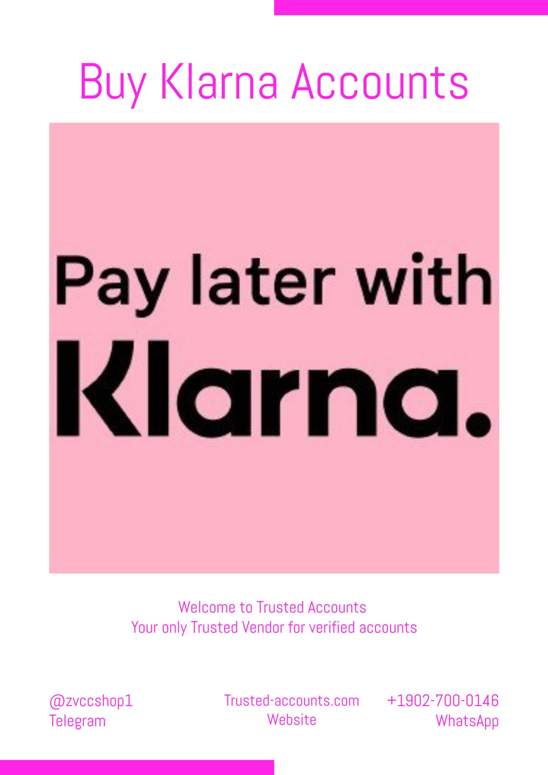 Buy Verified Klarna Accounts Buy Verified Klarna Accounts