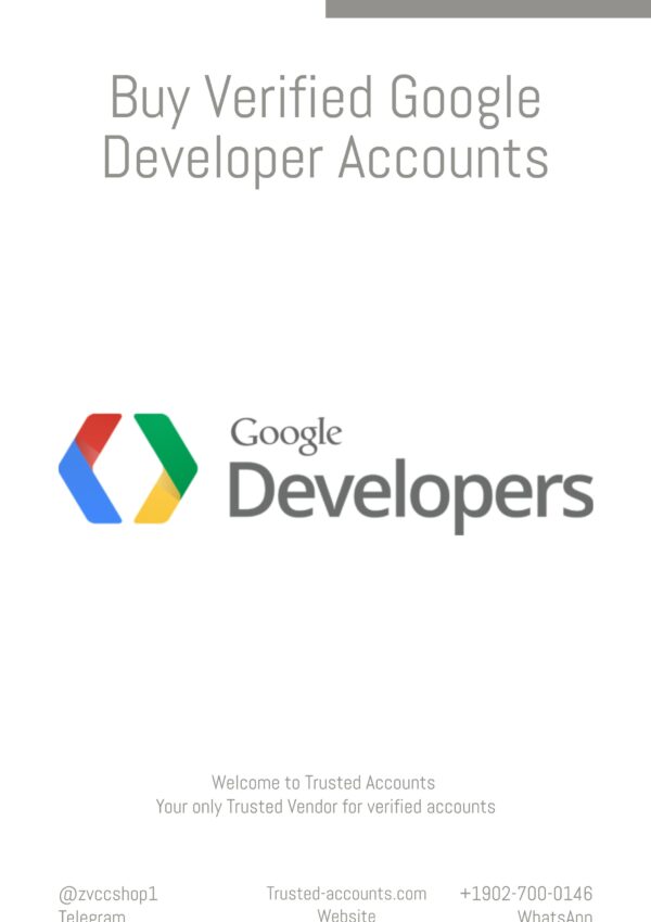 buy verified google developer accounts