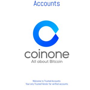 buy verified coinone accounts