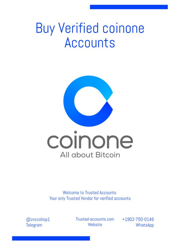 buy verified coinone accounts